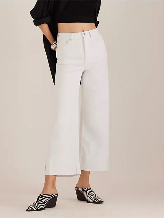 Anthropologie Denim - Anthropologie Pistola Lana Crop Wide Cuffed Jeans
